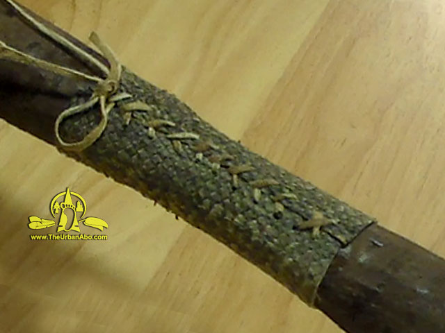  How to: Make a Fish Skin Handle Grip for Archery 