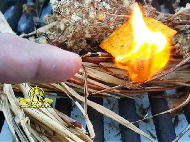  How to: A Little Tidbit: Fire Accelerant with a Tortilla Chip! w/ The Urban-Aboriginal  