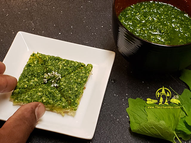  How to: Make Wild Garlic Mustard Pesto Toast 