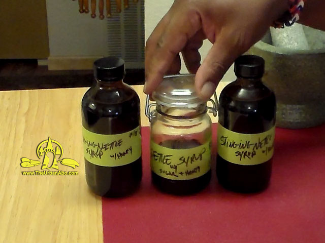  How to: Making Herbal Syrup Featuring Stinging Nettle 